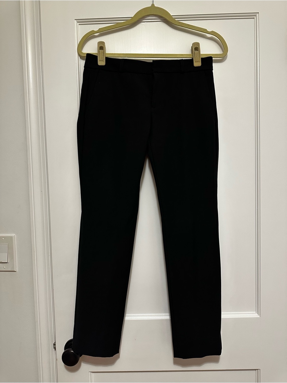 Banana Republic Black Ankle-Length Dress Pants - Straight Leg